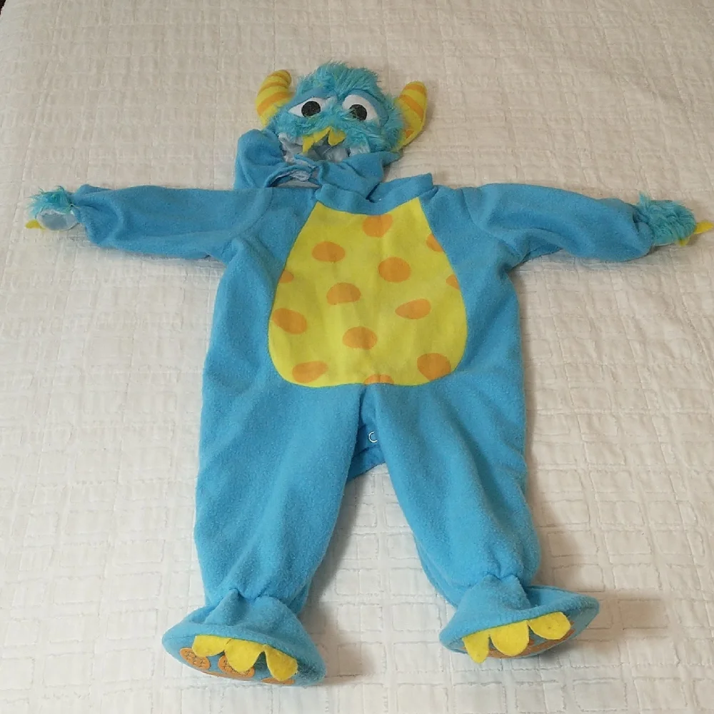 Monster Halloween Costume, Size Small,‎ Full Jumpsuit Onesie